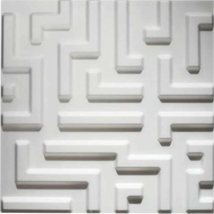 Panel decorativo 3D PVC D098 4 pzas 50x50 cm 1m2 - Decornamento