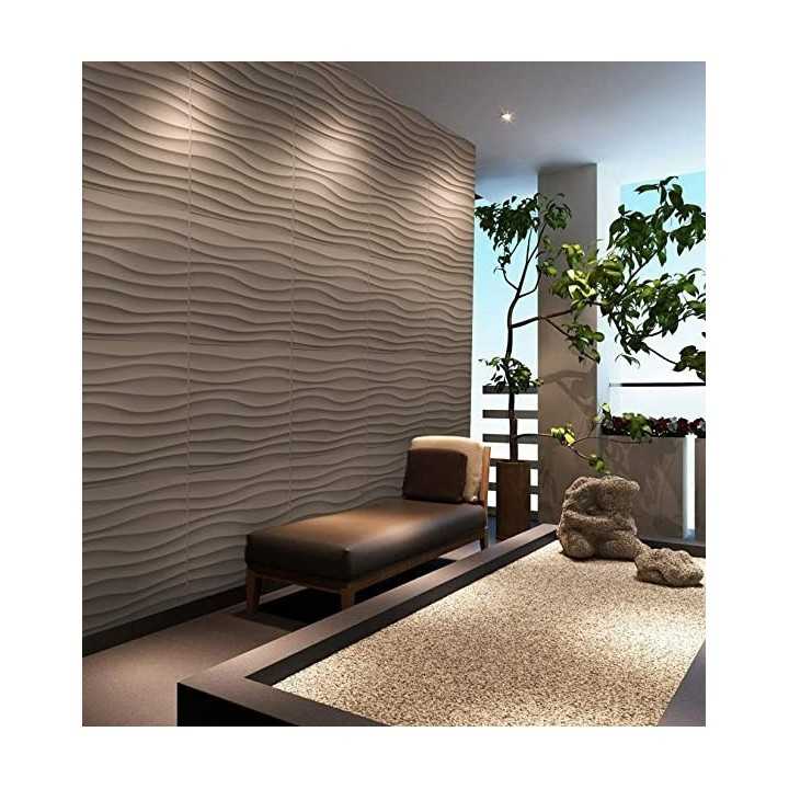 Panel decorativo 3D PVC D107