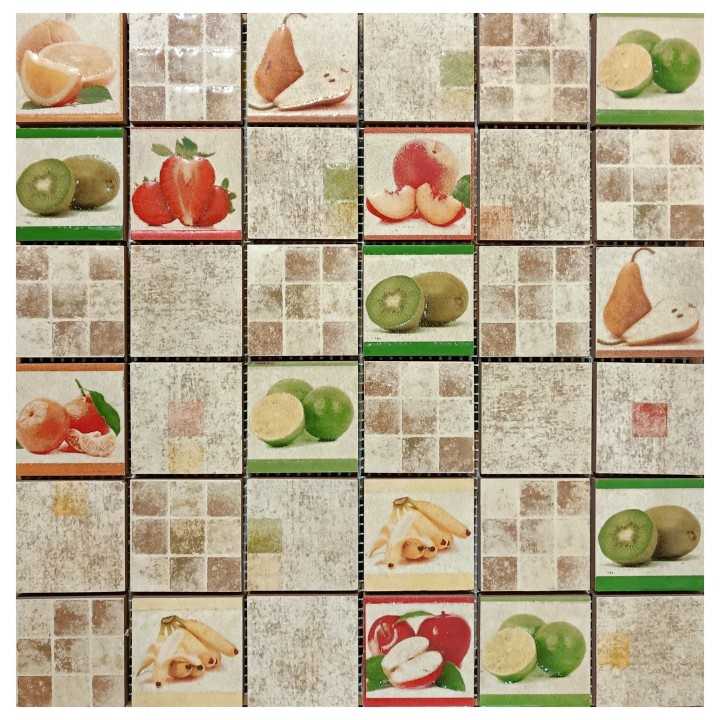 Malla Tapete decorativo cerámica para cocina 30x30 cm Marga