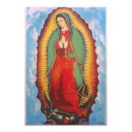 Virgen de Guadalupe Estrellitas Imagen en azulejo 31x45 cm - Miraflores