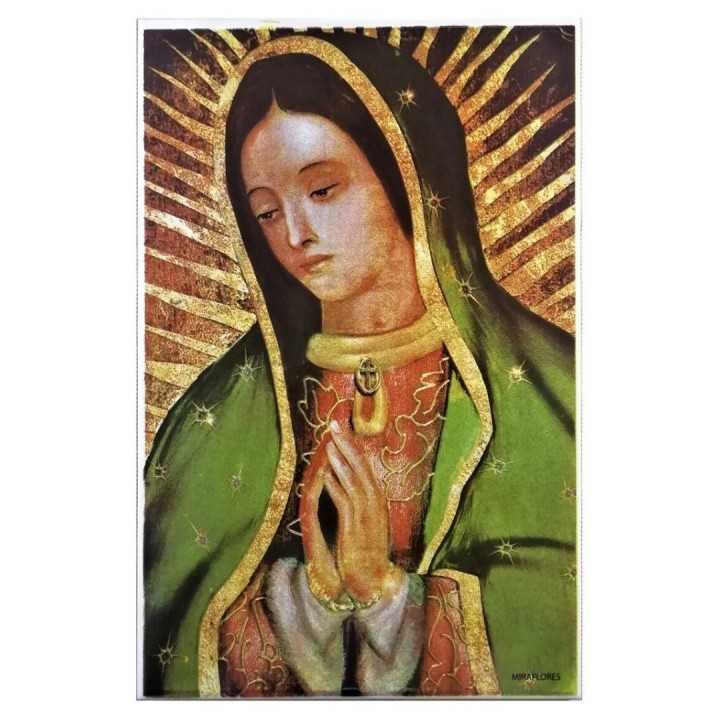 Imagen de la Virgen de Guadalupe en Azulejo Modelo Rayos