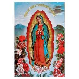 Virgen de Guadalupe Modelo Rosas Imagen en azulejo